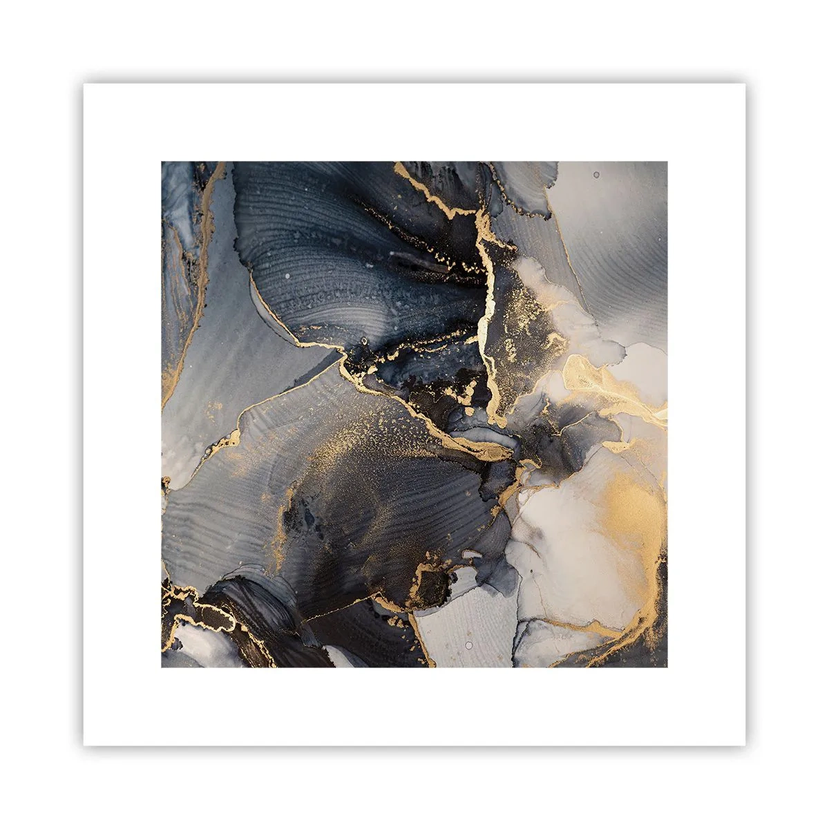 Affisch - En stens liv - 30x30 cm