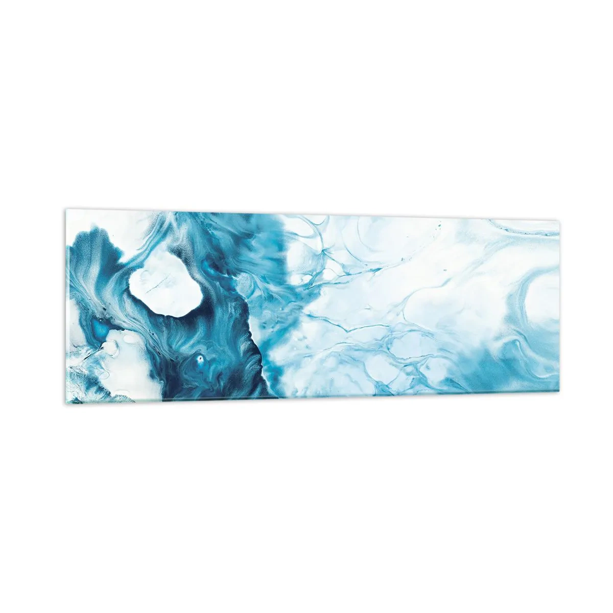 Glastavla - Bild på glas - Blåhetens konsert - 90x30 cm