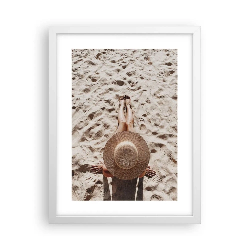 Affisch i vit ram - En drömtid - 30x40 cm