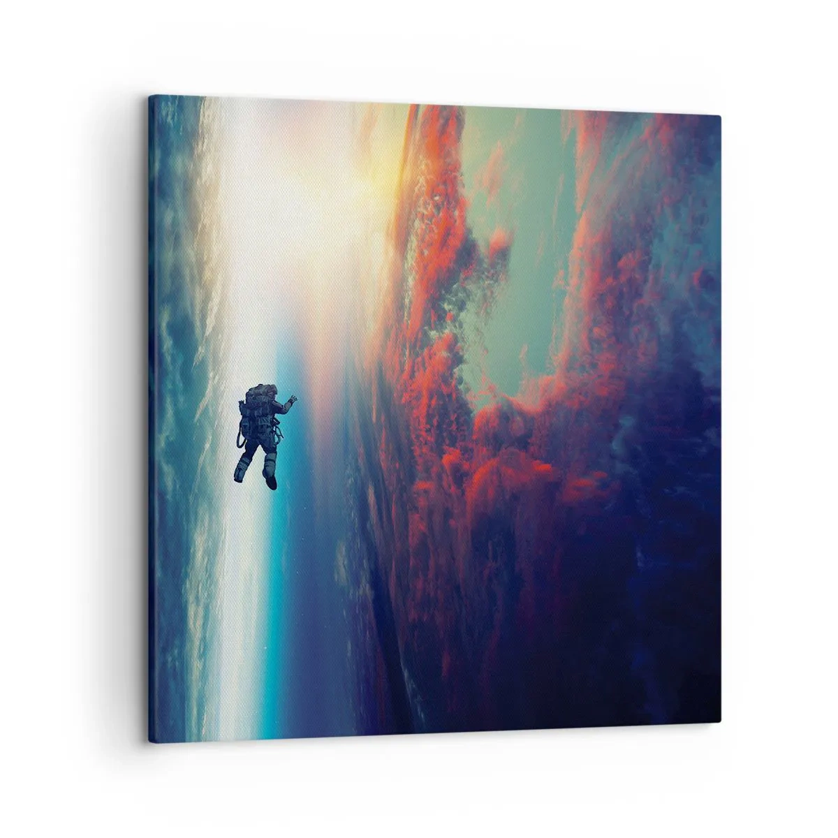 Canvastavla - Bild på duk - Stå emot universumet - 50x50 cm