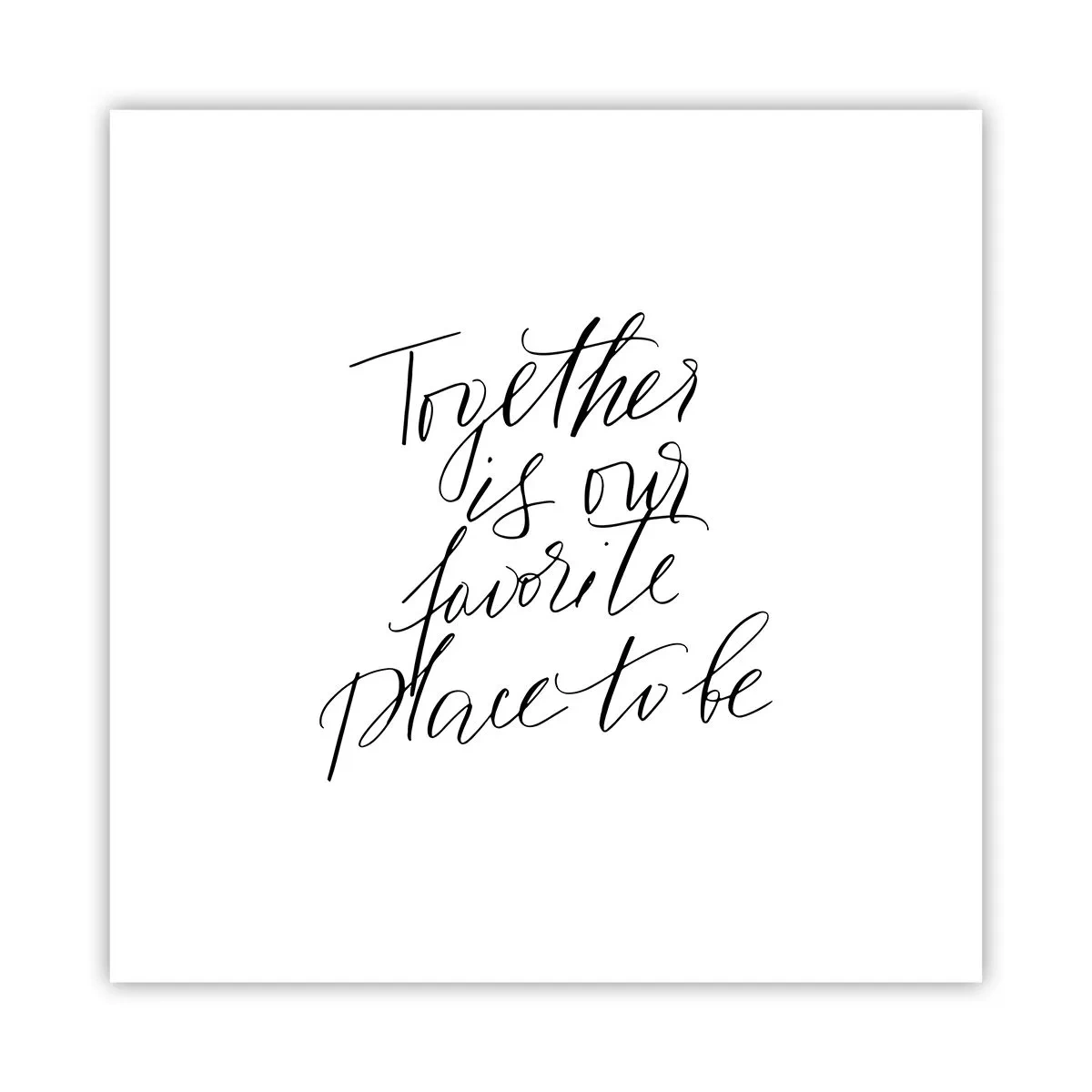 Affisch - Känner du också det? - 30x30 cm