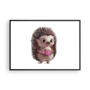 Affisch i svart ram - Varje dag är helgdag - 100x70 cm