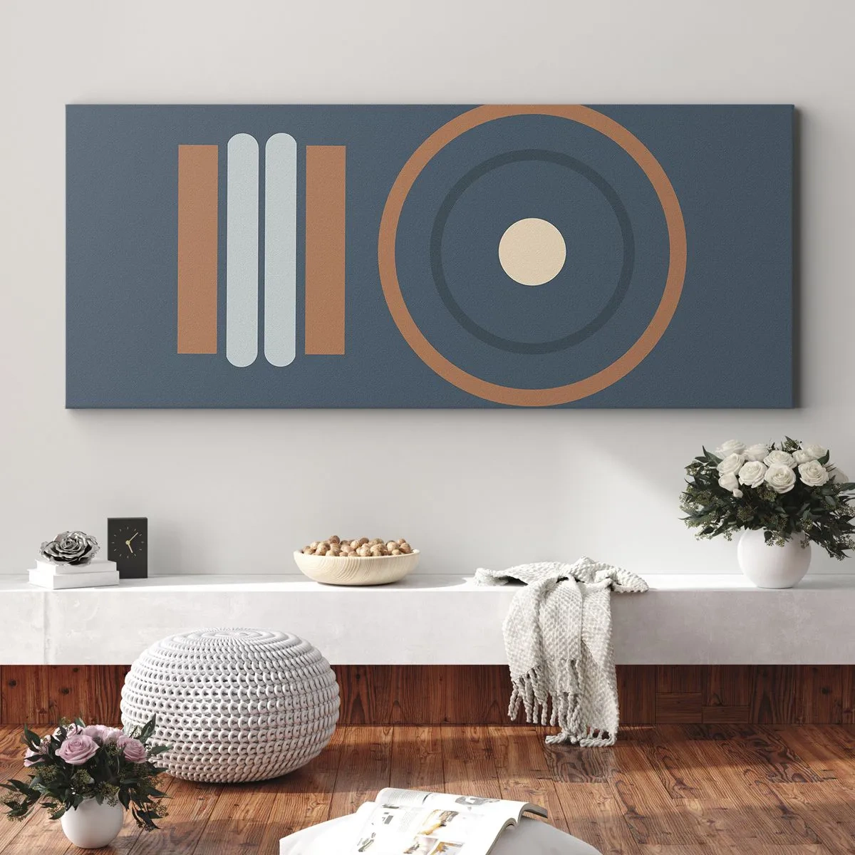 Canvastavla - Bild på duk - Sakens kärna - 160x50 cm