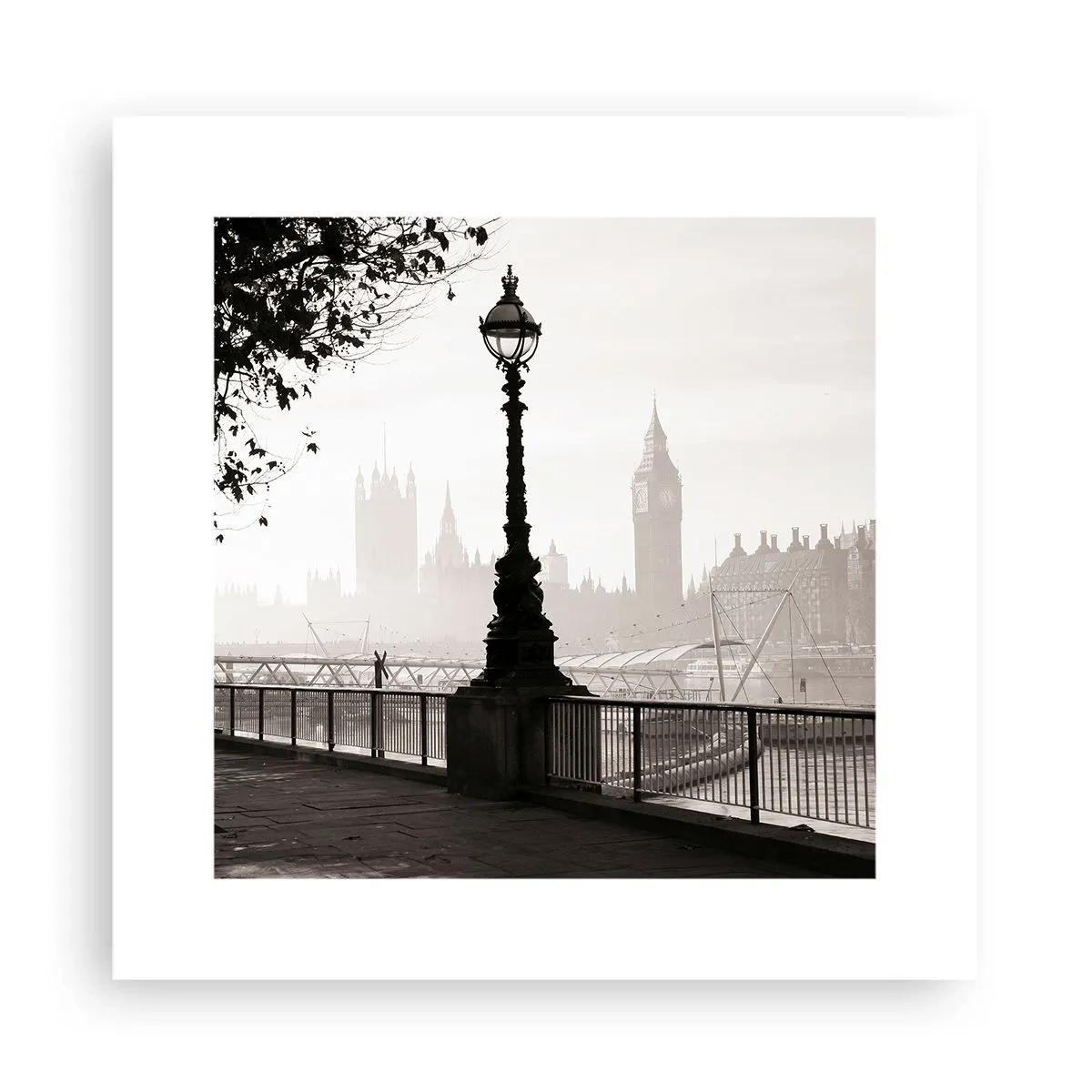 Affisch - Morgon i London - 30x30 cm