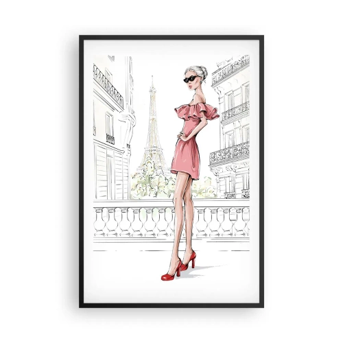 Affisch i svart ram - Modets konst - 61x91 cm