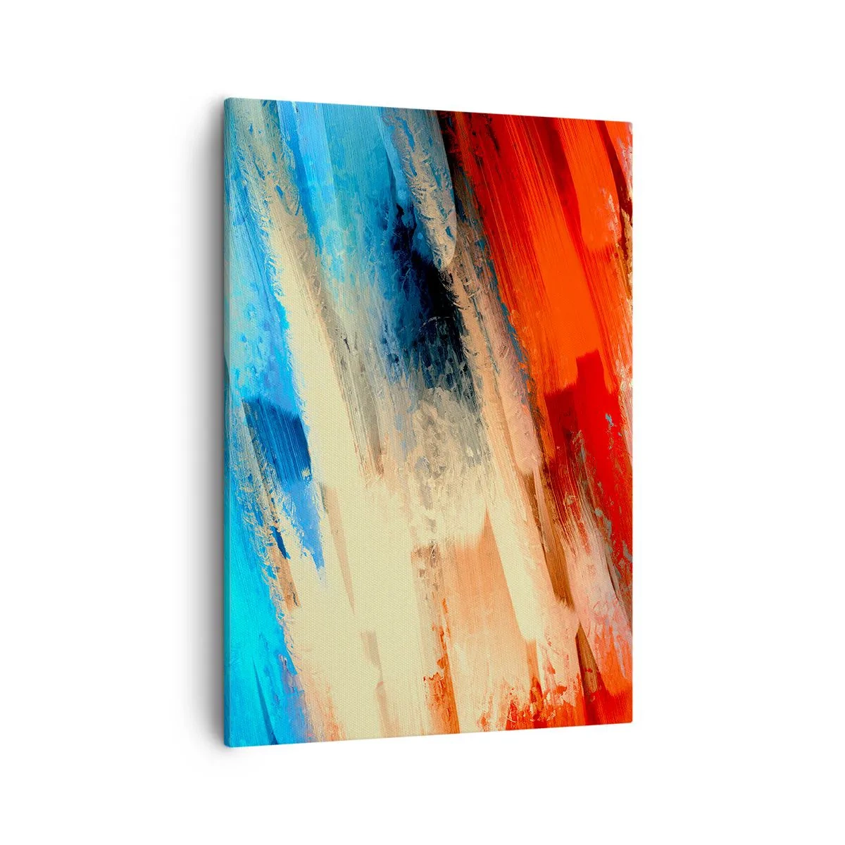 Canvastavla - Bild på duk - Färgkaskad - 50x70 cm