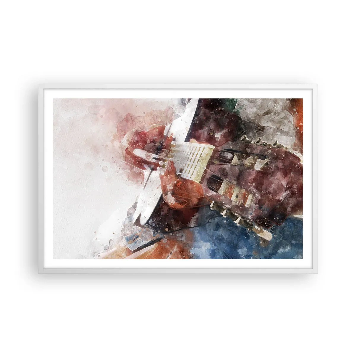 Affisch i vit ram - Vad tycker du om det? - 91x61 cm