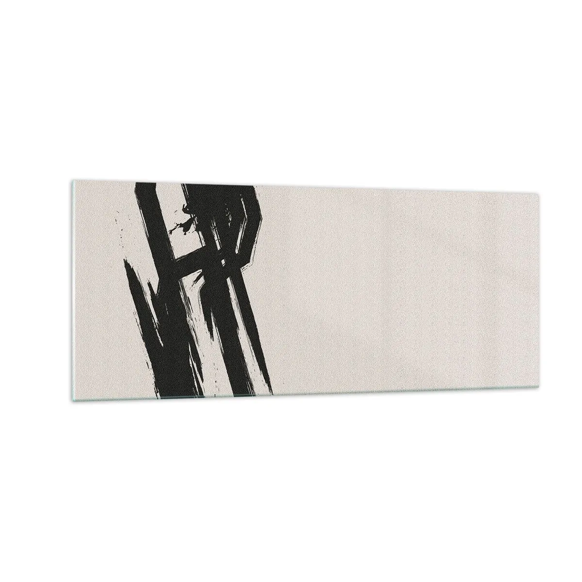 Glastavla - Bild på glas - En ostoppbar rörelse - 100x40 cm