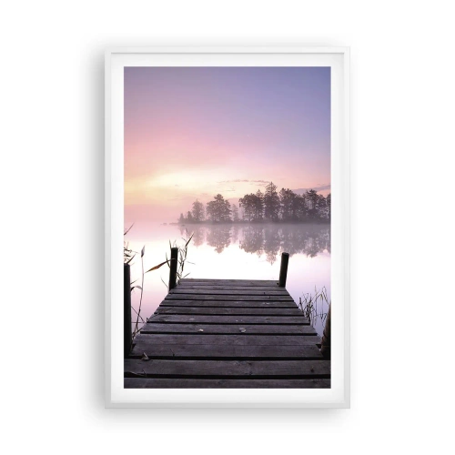 Affisch i vit ram - Ur liljedimman... - 61x91 cm
