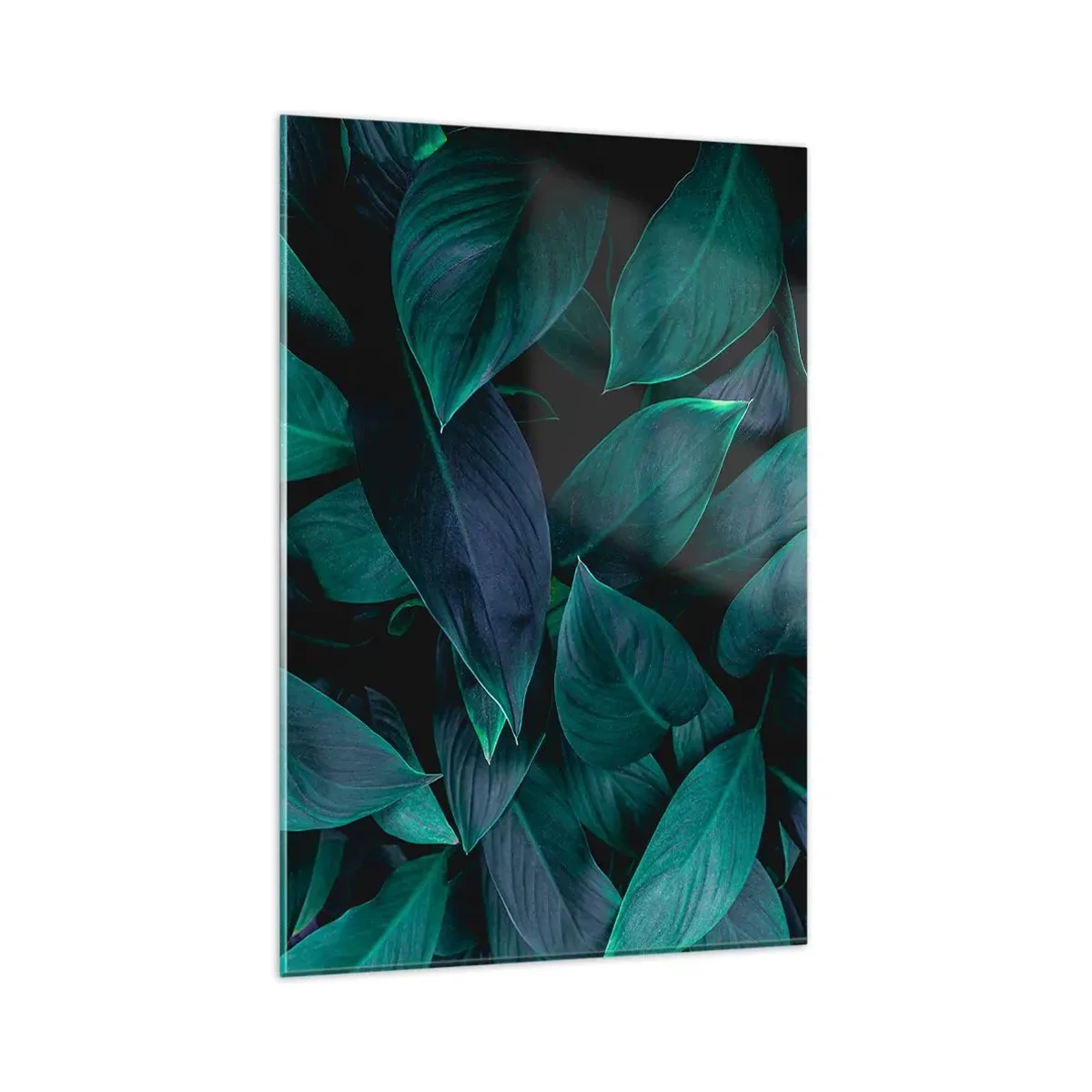 Glastavla - Bild på glas - Grönskan själv - 80x120 cm