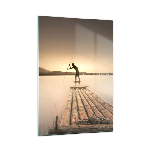 Glastavla - Bild på glas - Före avkoppling - 50x70 cm