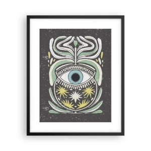 Affisch i svart ram - Stamritualer - 40x50 cm