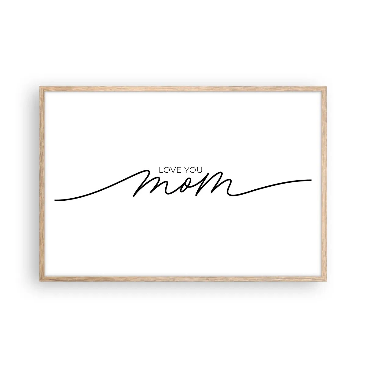 Affisch i ram av ljusek - Jag är mycket rörd - 91x61 cm