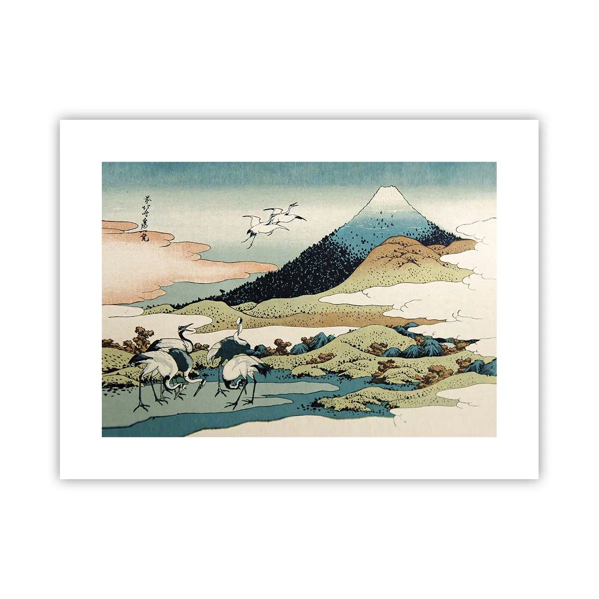 Affisch - I japansk anda - 40x30 cm