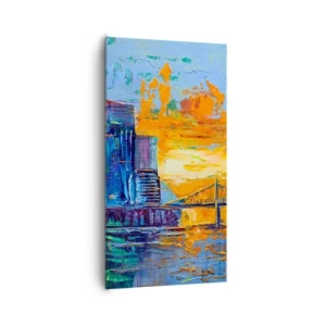 Canvastavla - Bild på duk - Kultur och natur - 65x120 cm