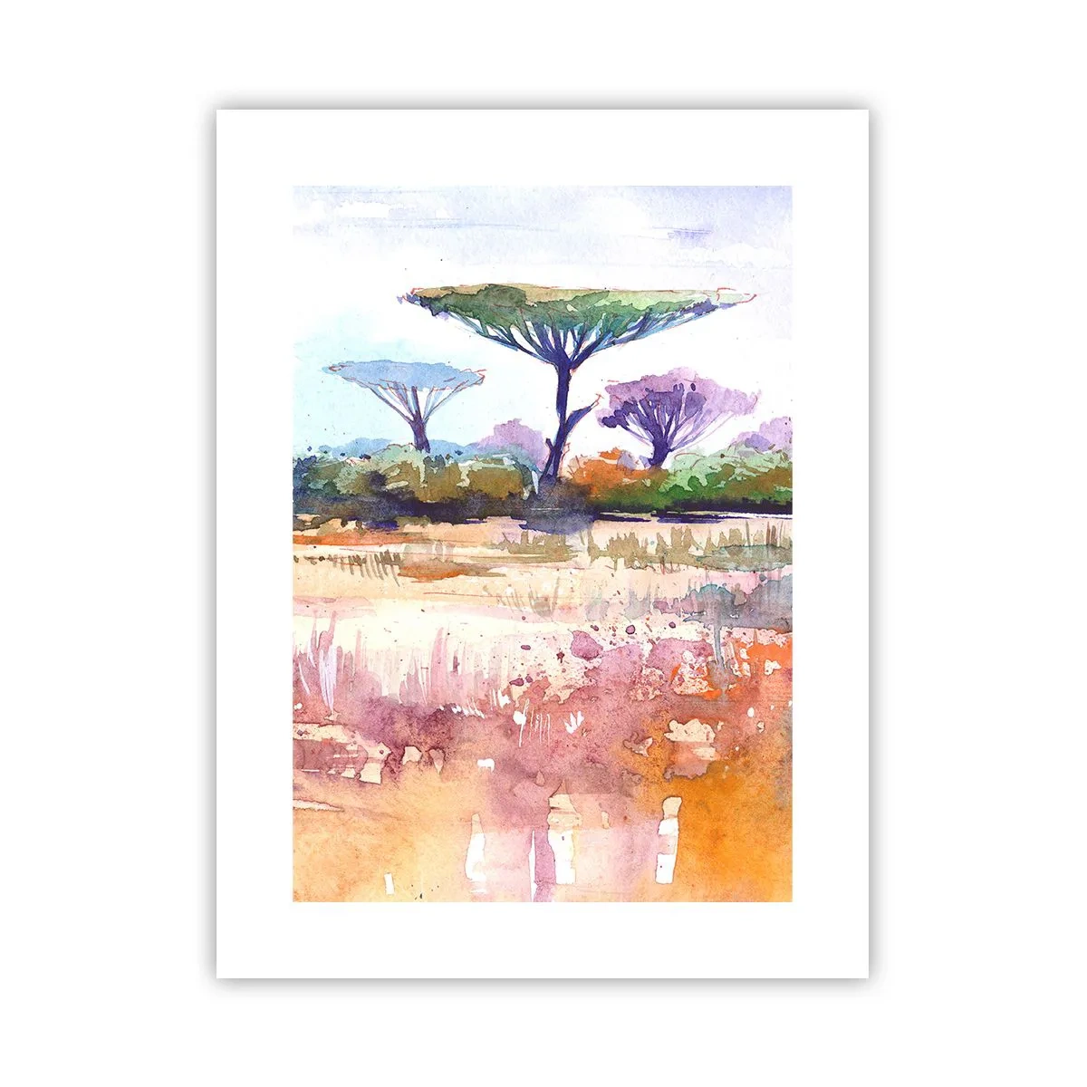 Affisch - Savannens färg - 30x40 cm