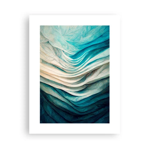 Affisch - Blå omättlighet - 30x40 cm