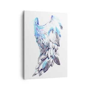 Canvastavla - Bild på duk - Jag behöver vingar - 50x70 cm