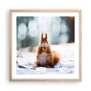 Affisch i ram av ljusek - Vad glor du på? - 50x50 cm