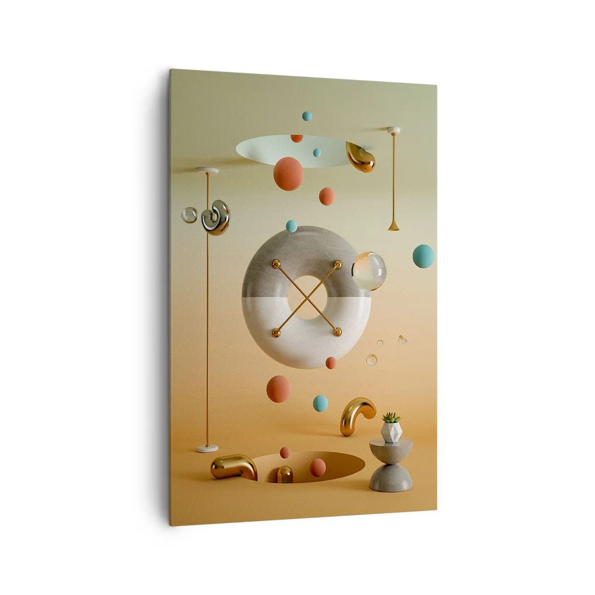 Canvastavla - Bild på duk - Vad som helst kan hända - 80x120 cm