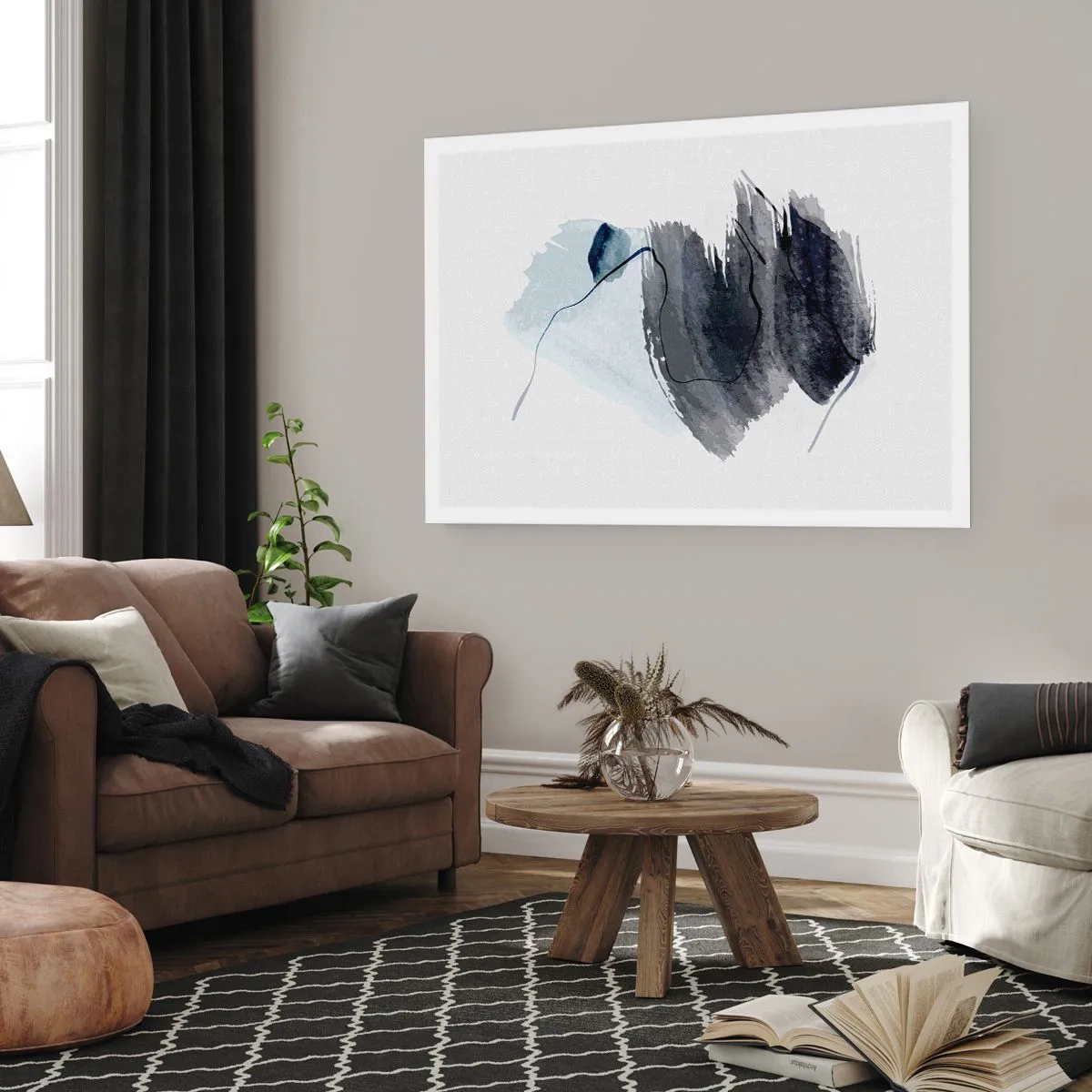 Affisch - Intensitet och rörelse - 70x50 cm