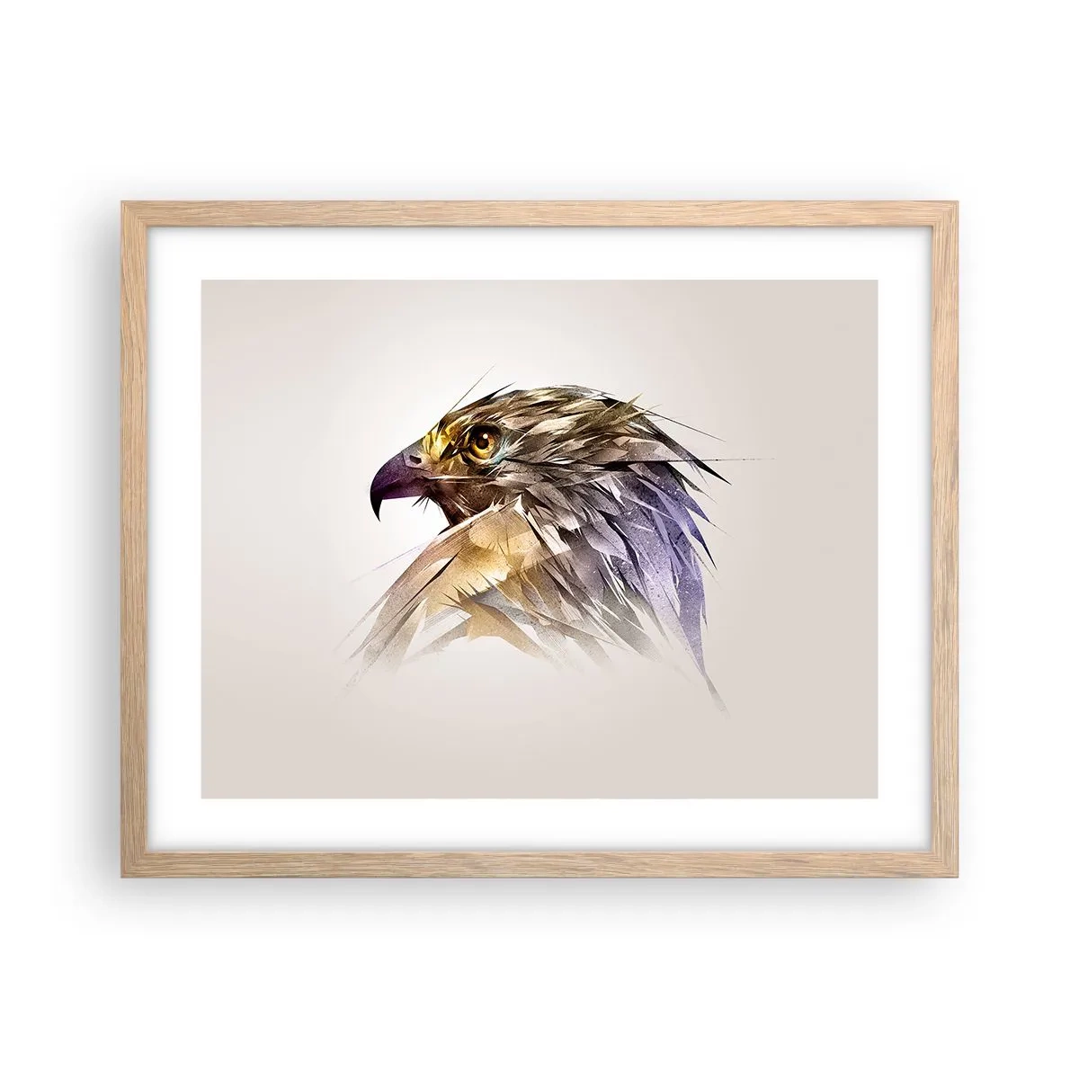 Affisch i ram av ljusek - En kämpes porträtt - 50x40 cm