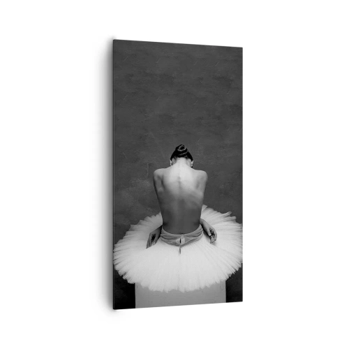 Canvastavla - Bild på duk - Hon blommar ut - 65x120 cm
