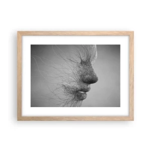 Affisch i ram av ljusek - Vindens ande - 40x30 cm