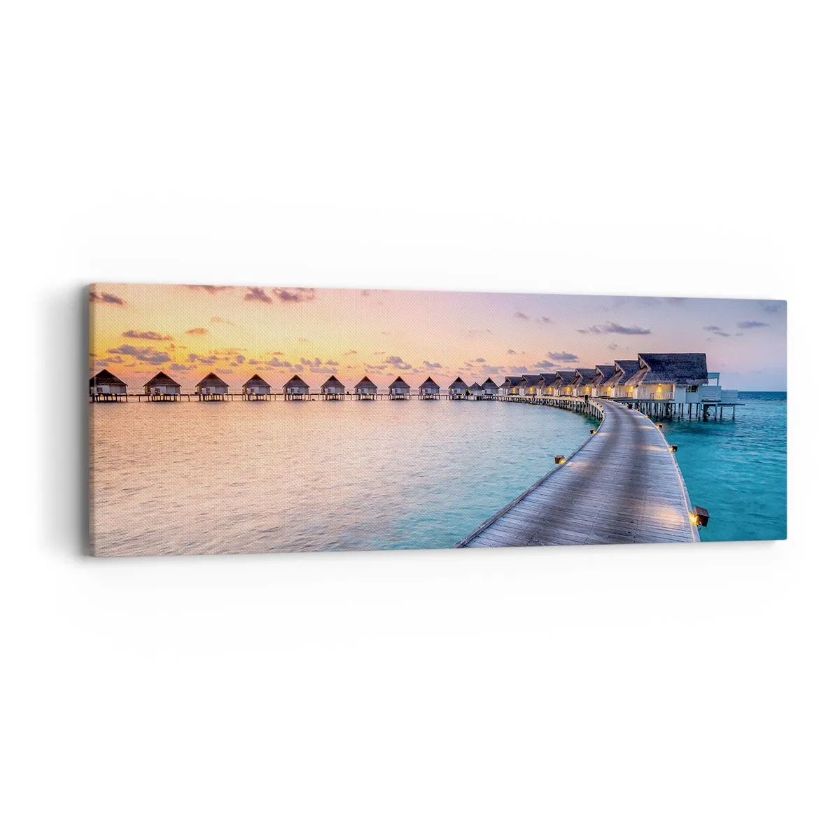 Canvastavla - Bild på duk - Sommarsemester - tillbaka till källorna - 90x30 cm