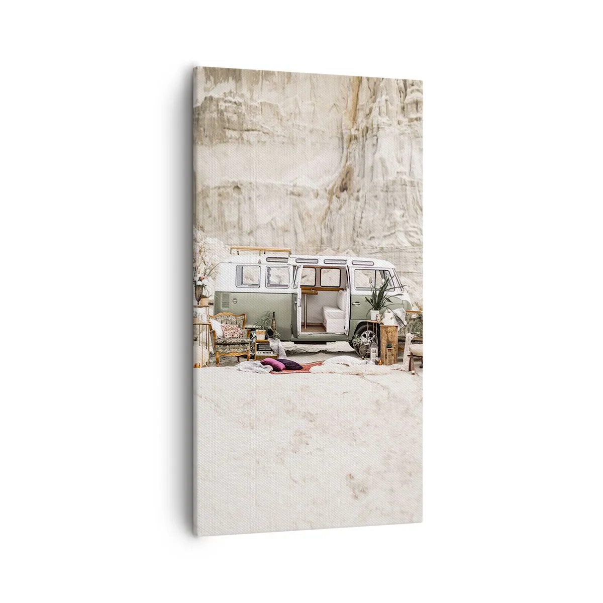 Canvastavla - Bild på duk - Dags att börja resan - 55x100 cm