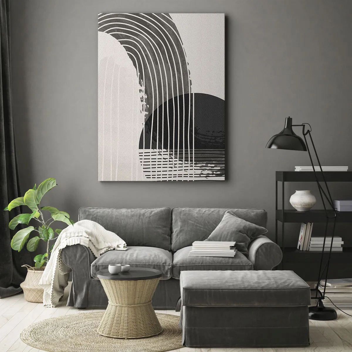 Canvastavla - Bild på duk - Dit och tillbaka - 50x70 cm