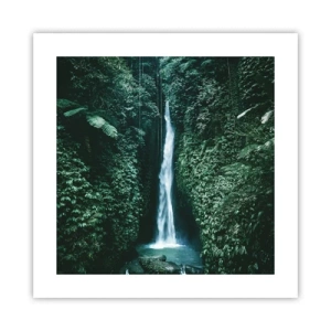 Affisch - Tropisk spa - 40x40 cm