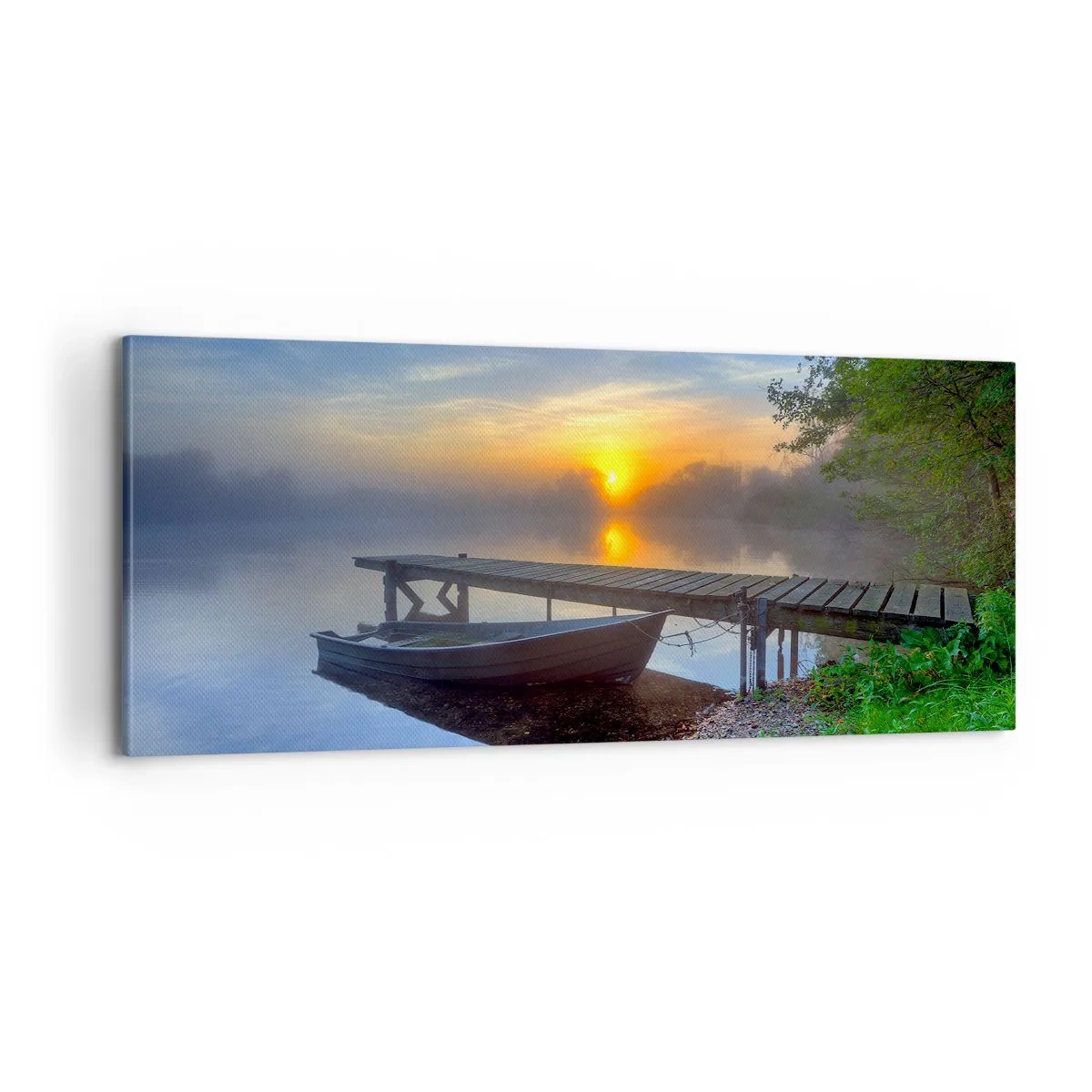 Canvastavla - Bild på duk - Det vanliga förvandlas till det magiska - 100x40 cm