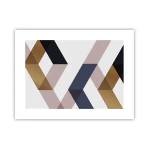 Affisch - Plan och vinklar - 40x30 cm