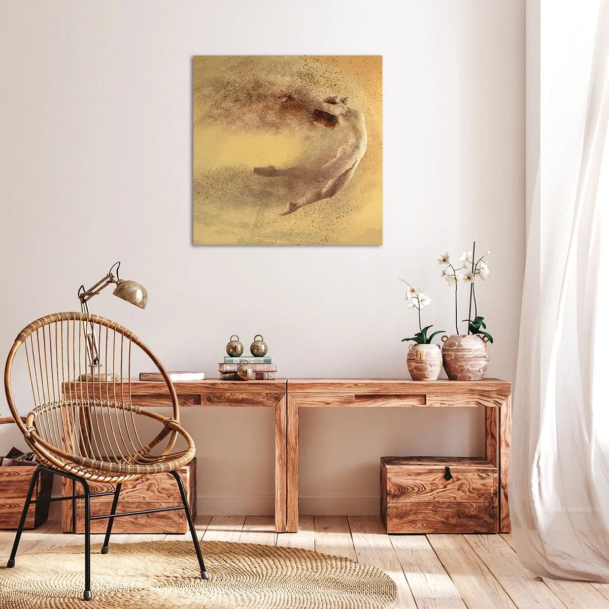 Canvastavla - Bild på duk - Dansextas - 60x60 cm