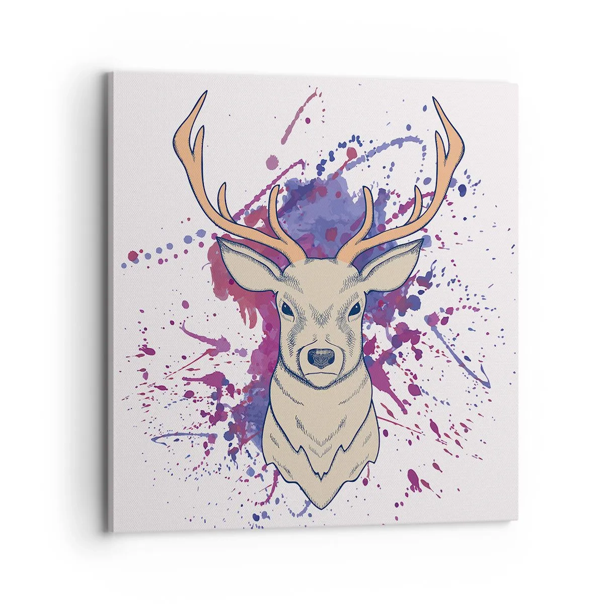 Canvastavla - Bild på duk - Mod och balans - 70x70 cm