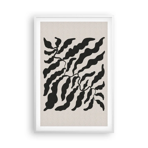 Affisch i vit ram - Kvadratens natur - 61x91 cm
