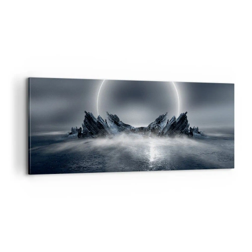 Canvastavla - Bild på duk - En berättelses final - 100x40 cm