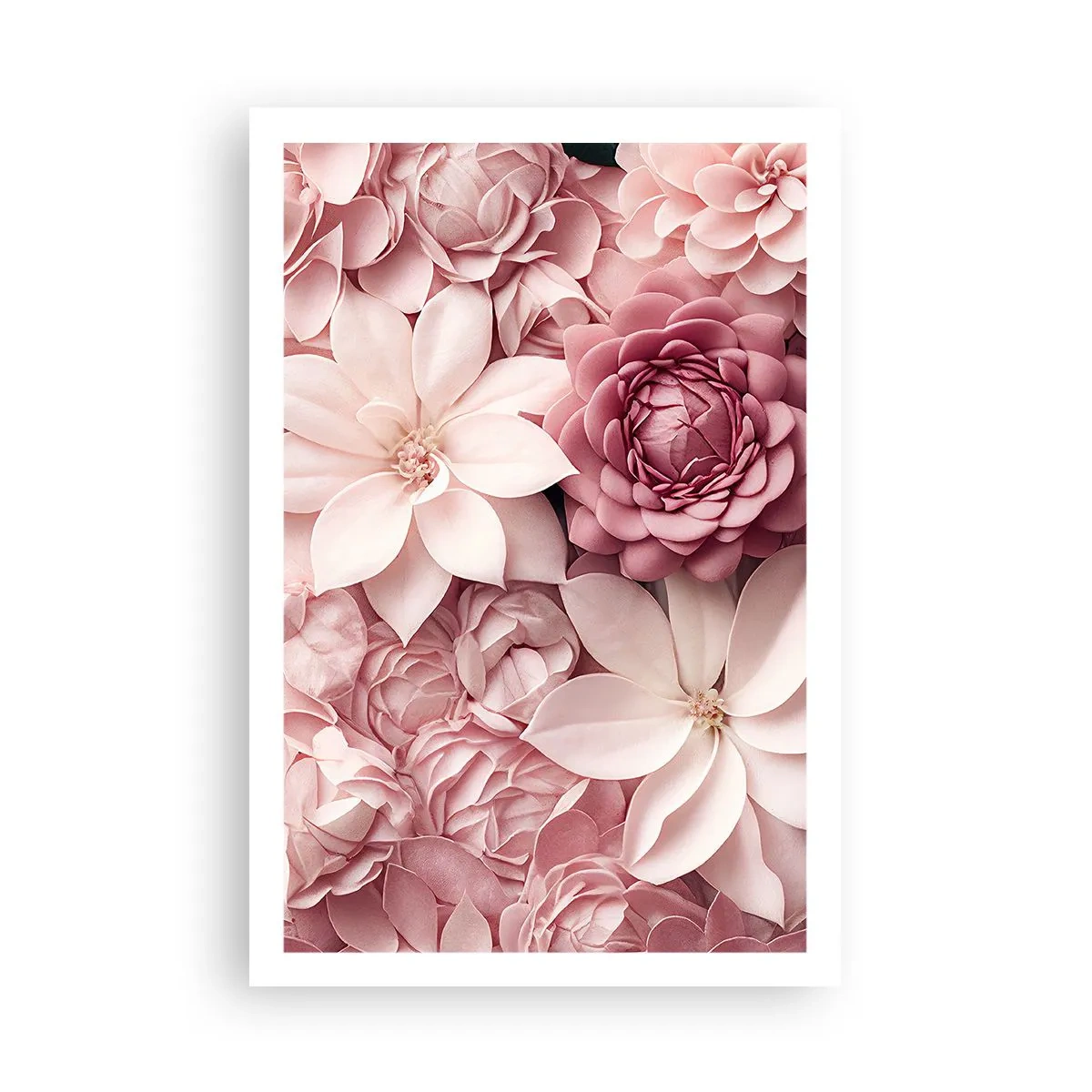 Affisch - I rosa kronblad - 61x91 cm