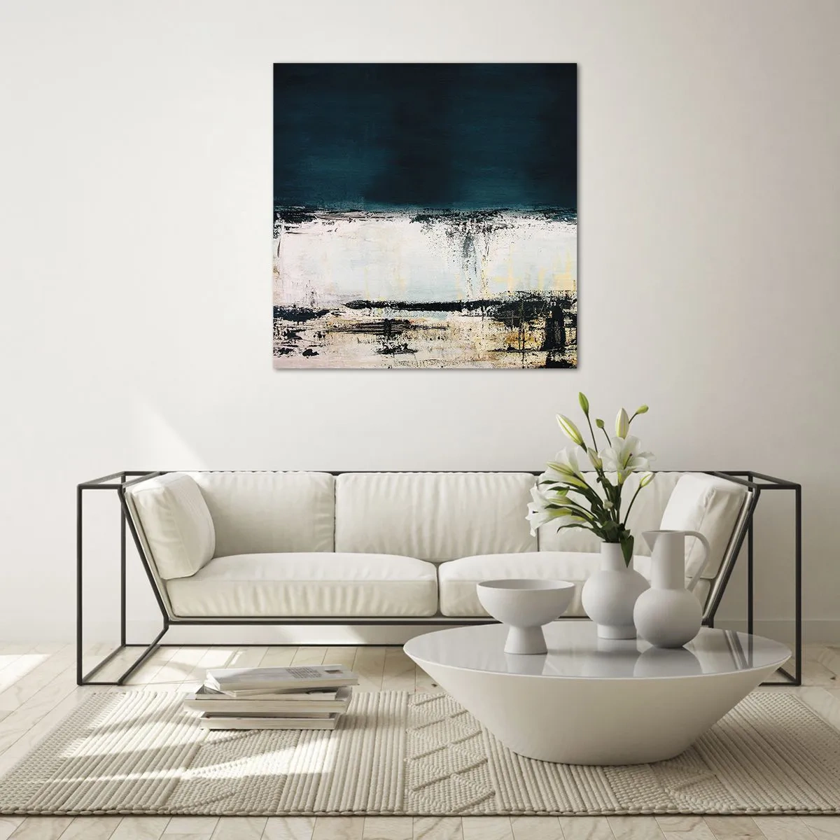 Glastavla - Bild på glas - Horisontell komposition - 30x30 cm