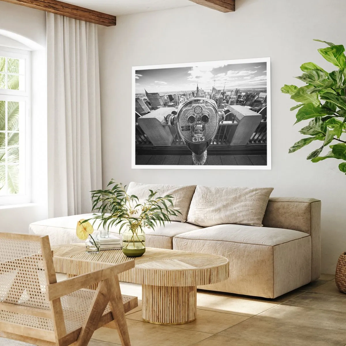 Affisch - Stad över städerna - 91x61 cm