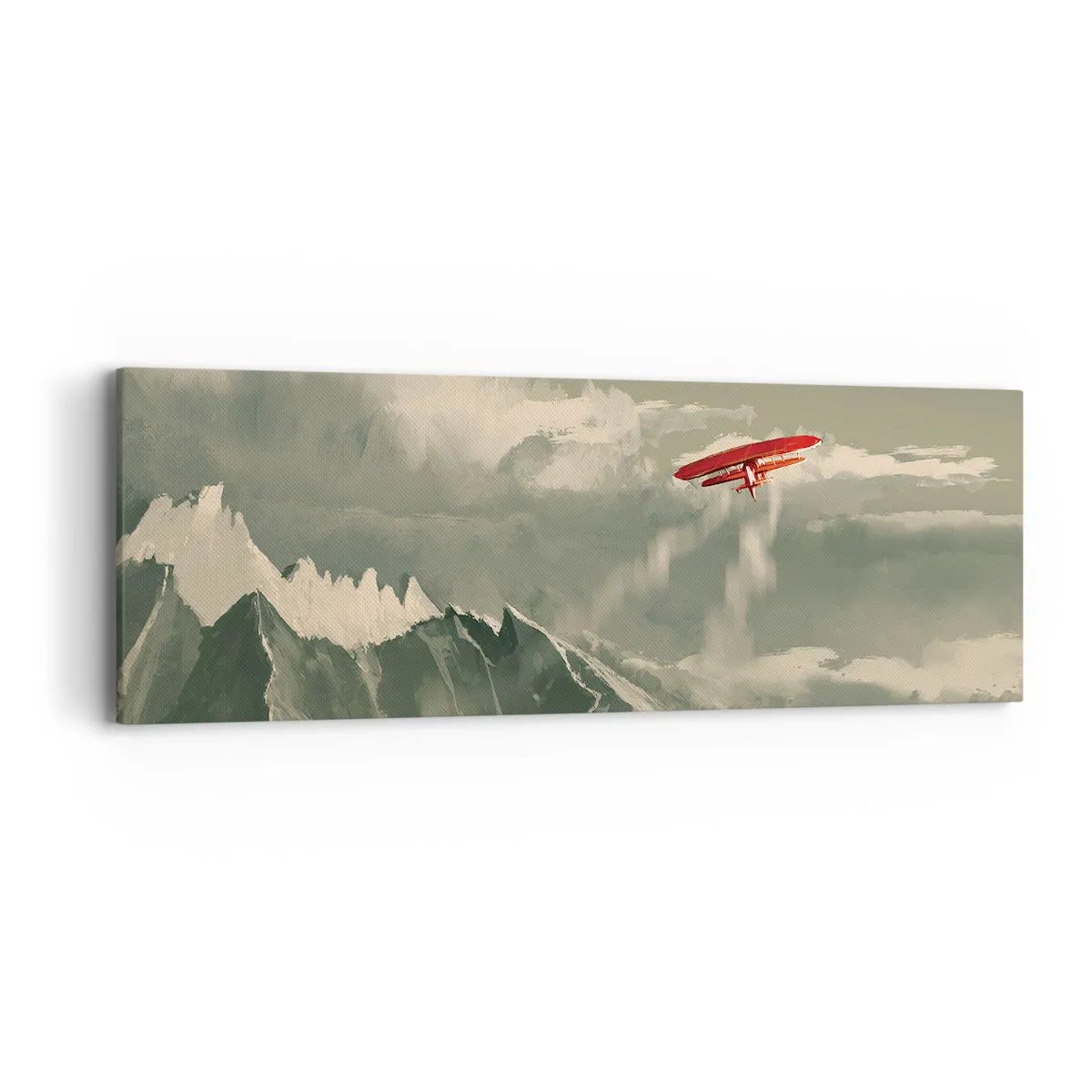 Canvastavla - Bild på duk - Orädd pionjär - 90x30 cm