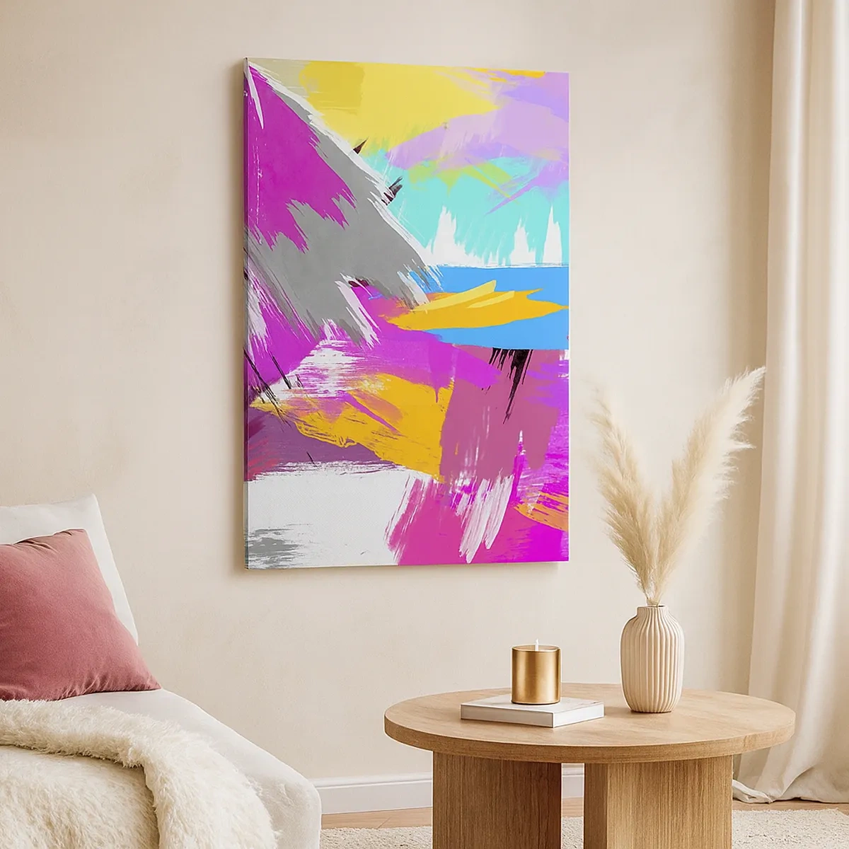 Canvastavla - Bild på duk - Stryk, stryk, stryk en gång till - 50x70 cm