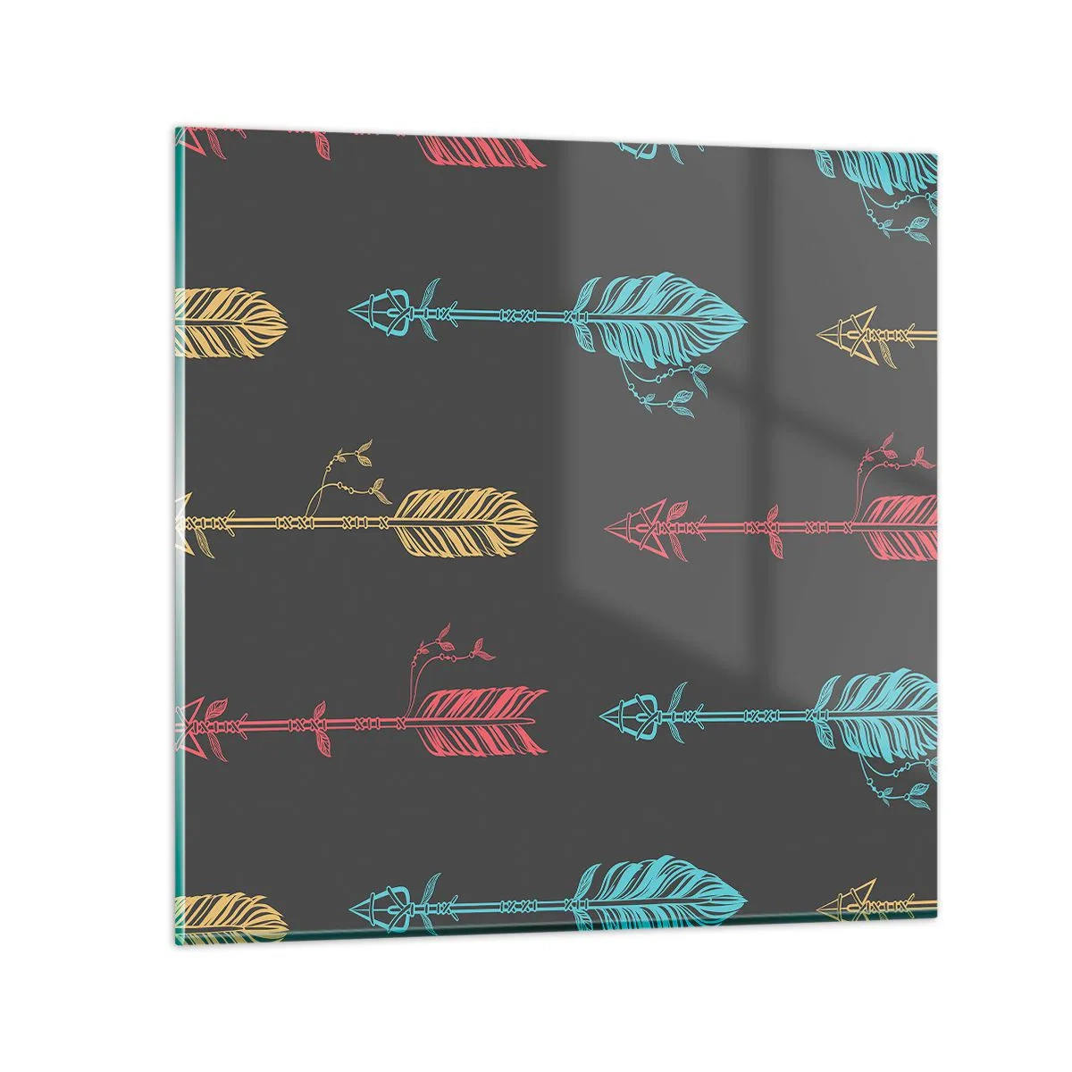 Glastavla - Bild på glas - I ordning - 70x70 cm