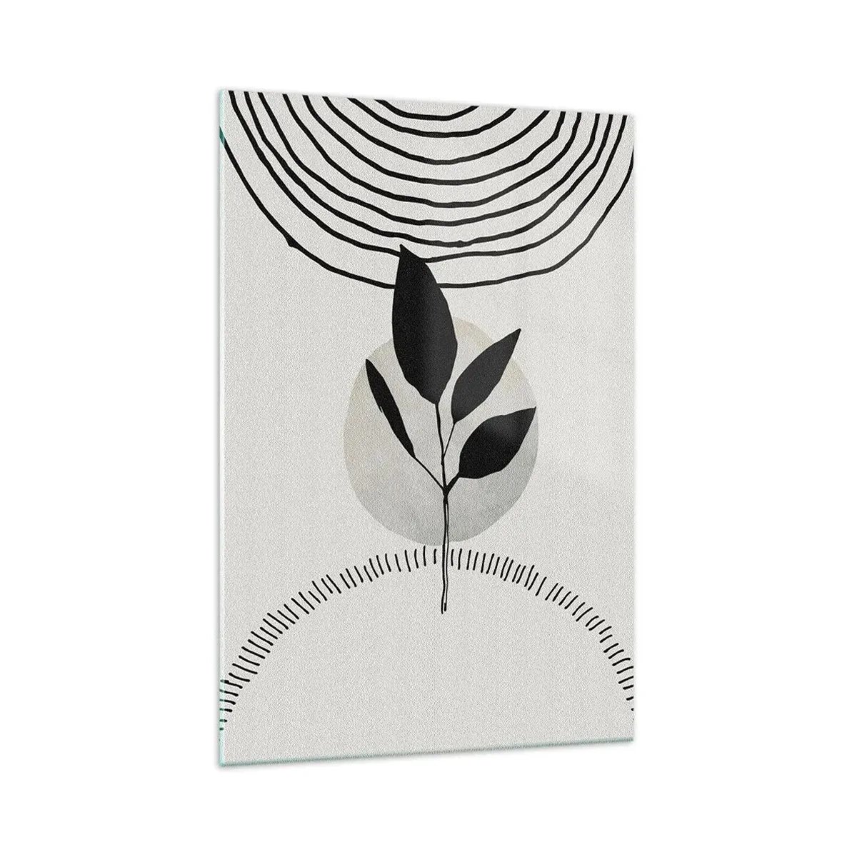 Glastavla - Bild på glas - Komposition: naturens ritualer - 70x100 cm