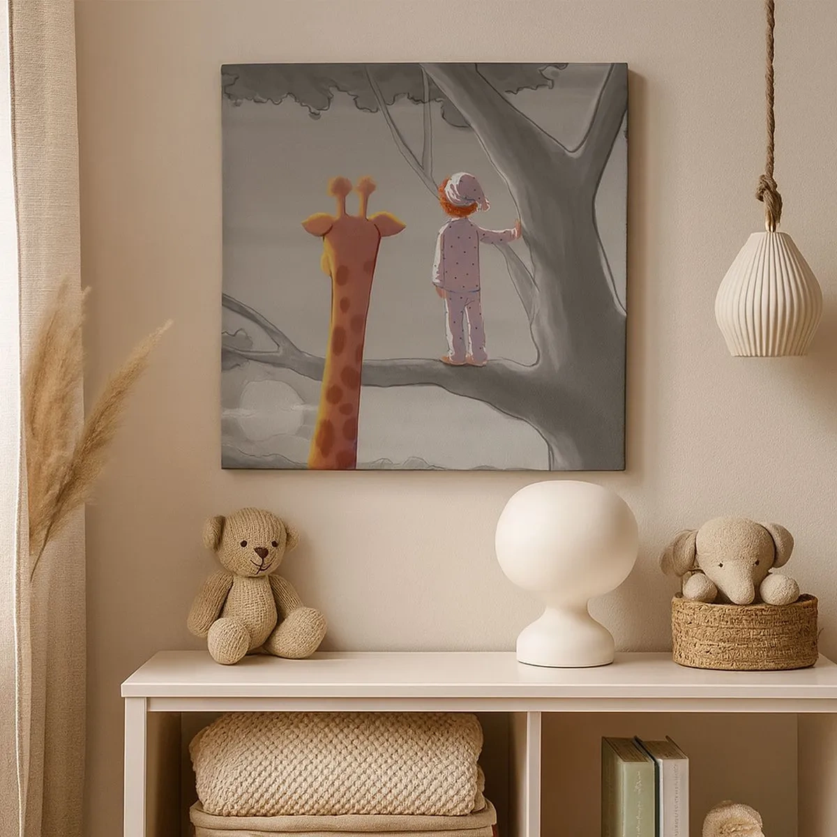 Canvastavla - Bild på duk - Det händer på riktigt - 30x30 cm