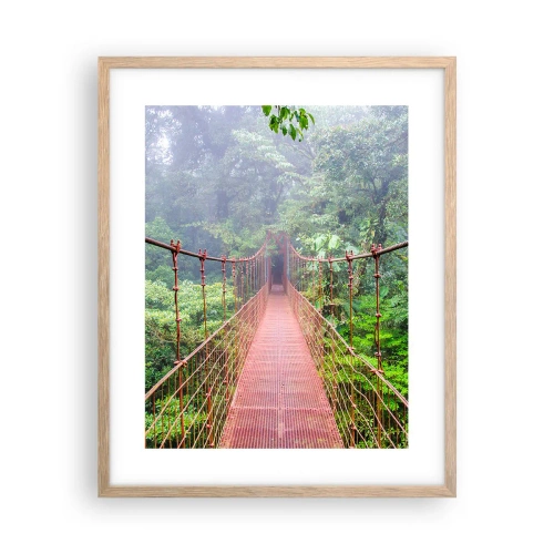 Affisch i ram av ljusek - Upphängd i trädkronorna - 40x50 cm