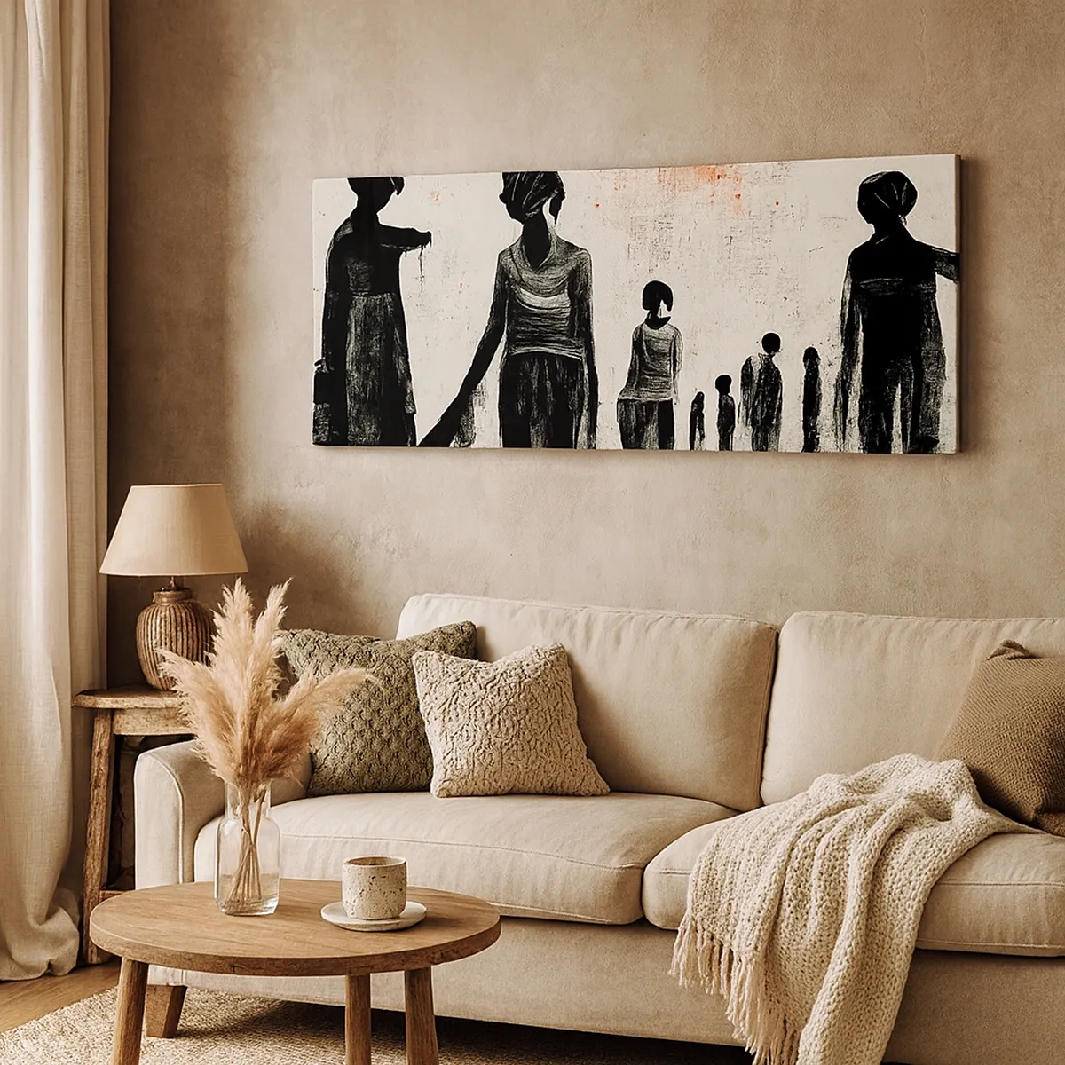 Canvastavla - Bild på duk - Mot ensamhet - 30x30 cm