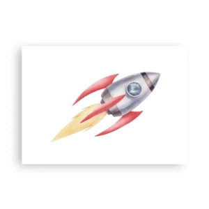 Affisch - Högre, snabbare, längre - 70x50 cm