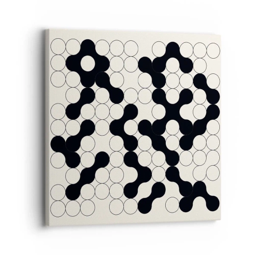 Canvastavla - Bild på duk - Kinesiskt spel - variation - 30x30 cm